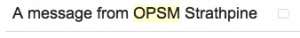 A message from OPSM Strathpine did they really mean it?